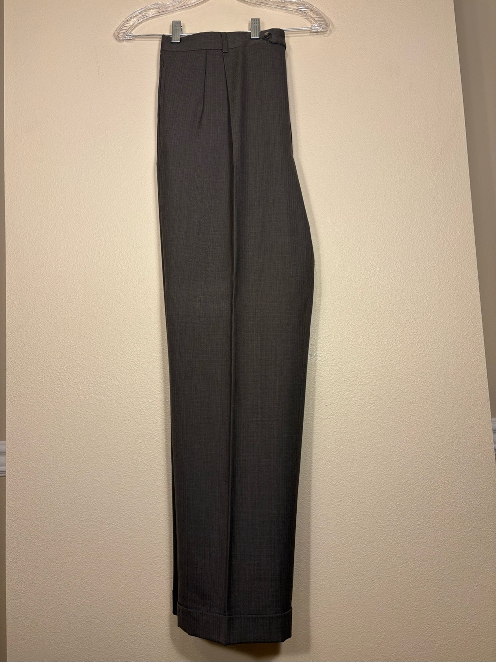 Joseph Abboud Brown Dress Pants with Contrast Trim - Picture 3 of 9